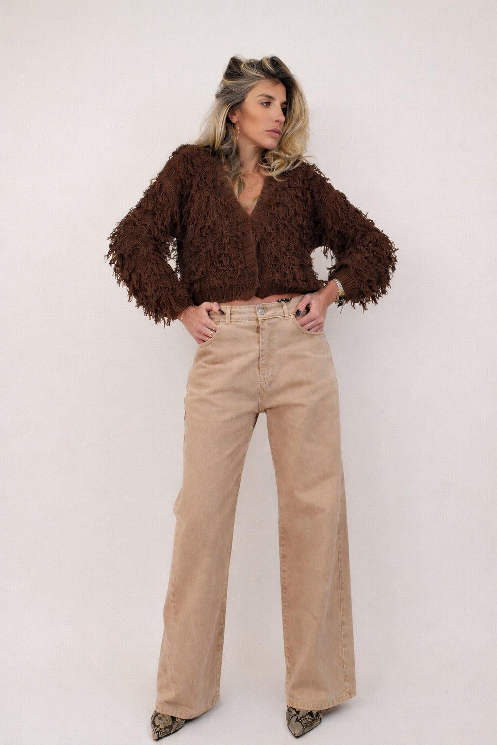 CARDIGAN FRANGE HAVE-ONE