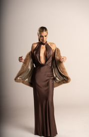 Gilet in Ecopelliccia con Spilla