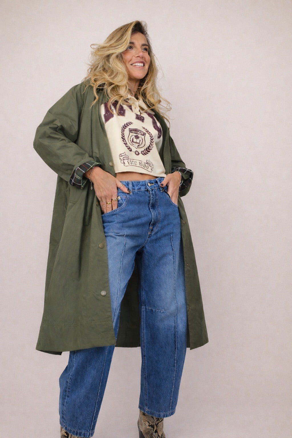 TRENCH LUNGO OVERSIZE