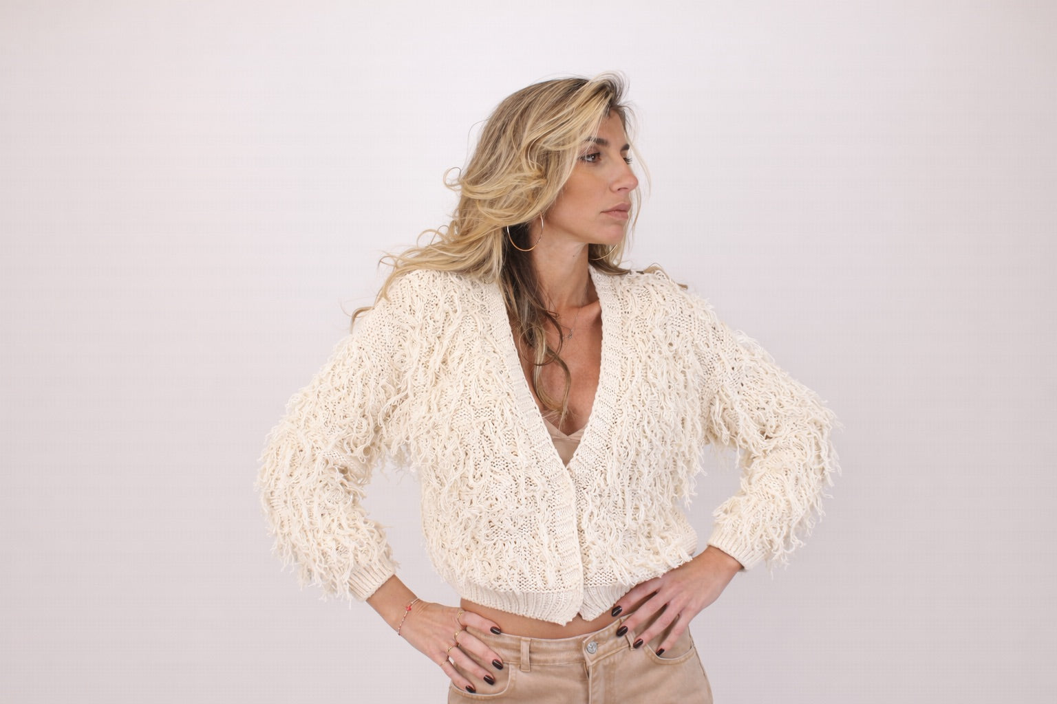 CARDIGAN FRANGE HAVE-ONE