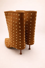 STIVALETTO BORCHIATO