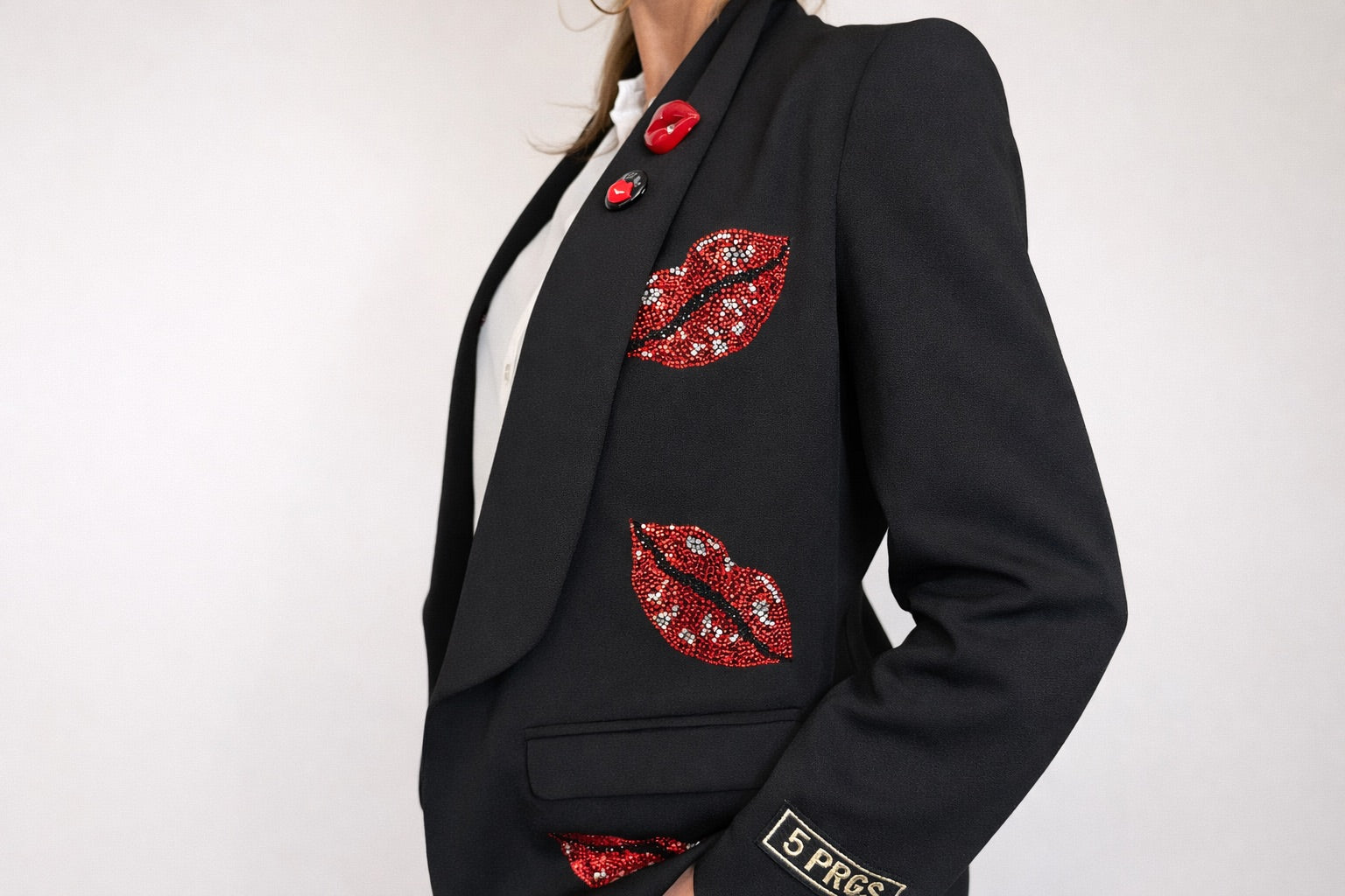 BLAZER 5 PROGRESS CON BACI IN STRASS