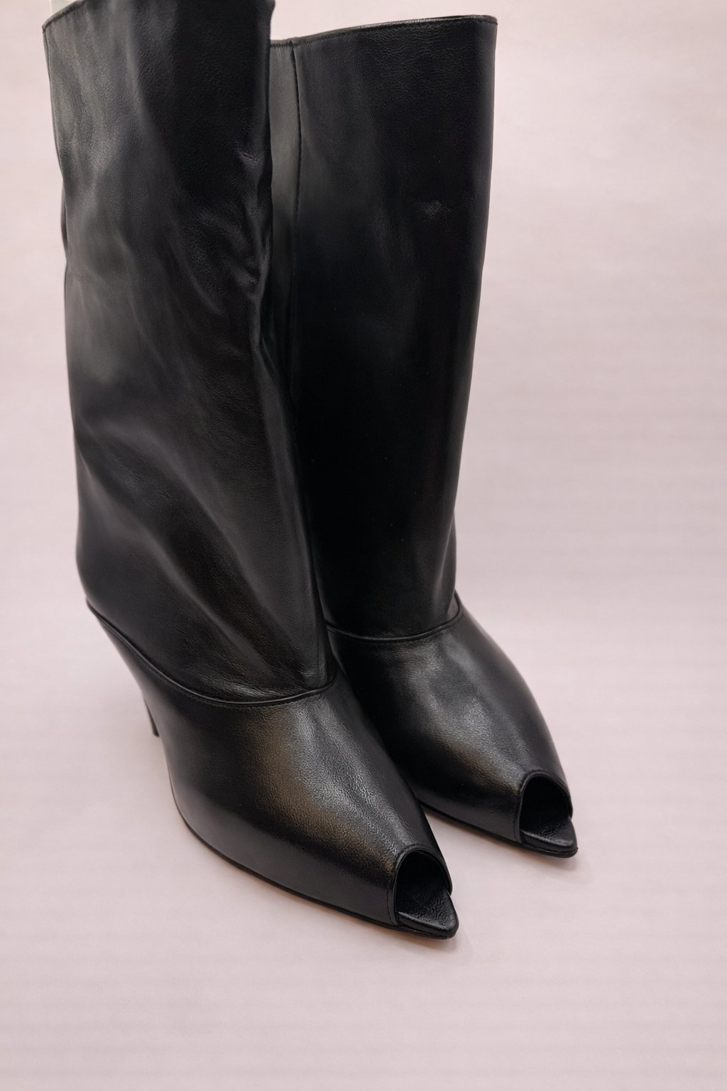 STIVALETTO IN PELLE NERO DIVINE FOLLIE