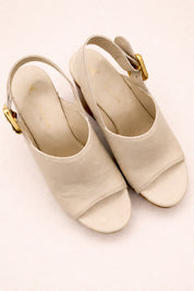 SABOT BIANCO CON BORCHIE