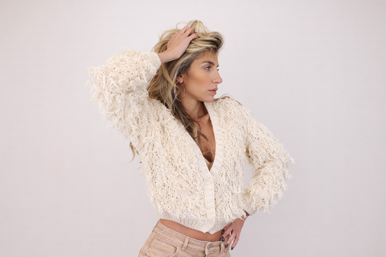 CARDIGAN FRANGE HAVE-ONE
