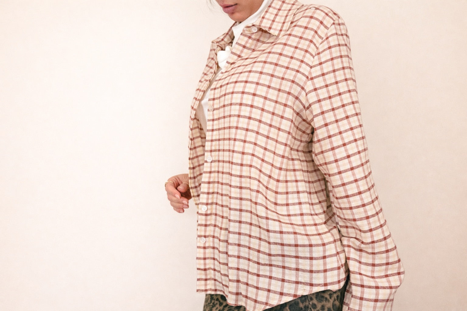 CAMICIA A QUADRI HAVEONE
