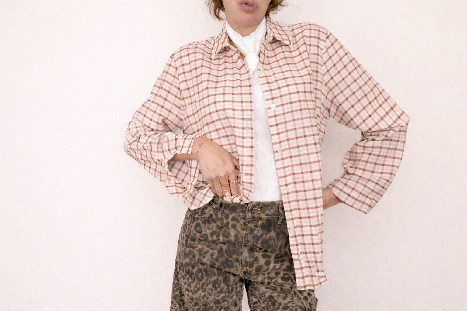 CAMICIA A QUADRI HAVEONE
