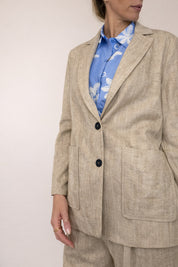 GIACCA H2O GESSATA BEIGE