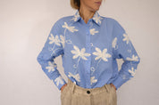 CAMICIA AZZURRA RICAMATA LOLA CASADEMUNT