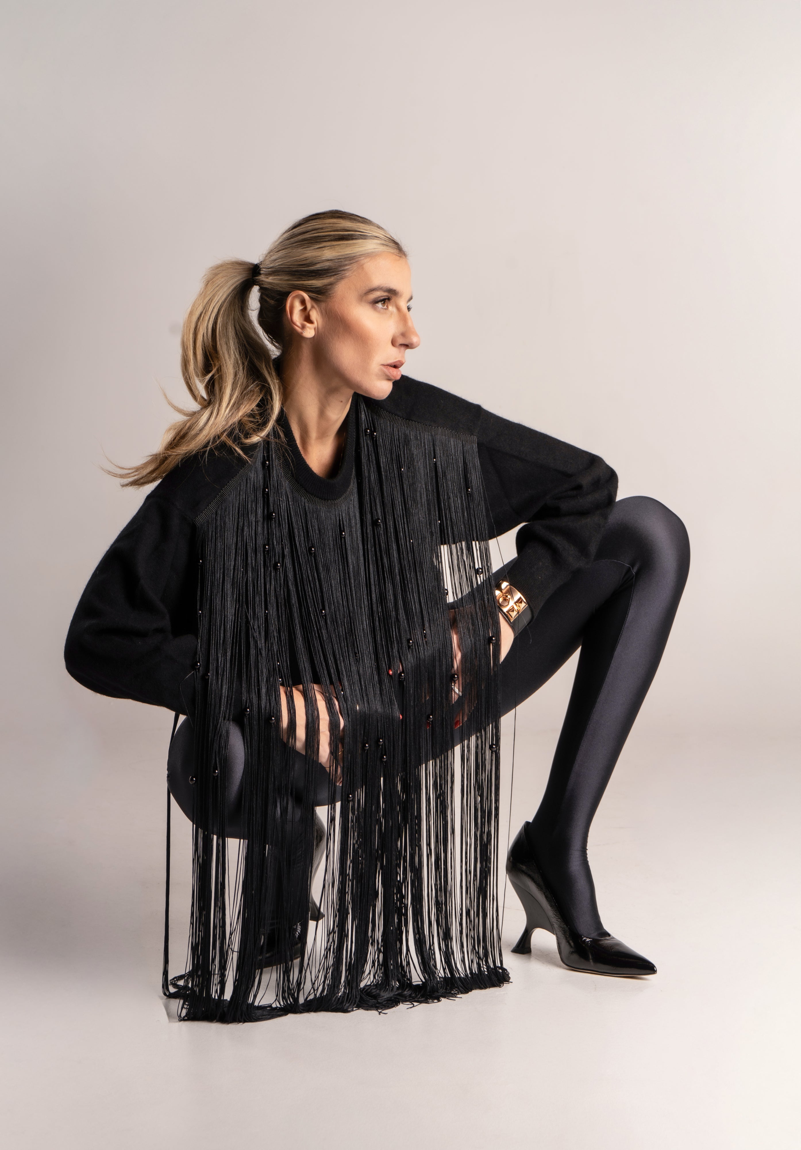 pull frange isabelle blanche