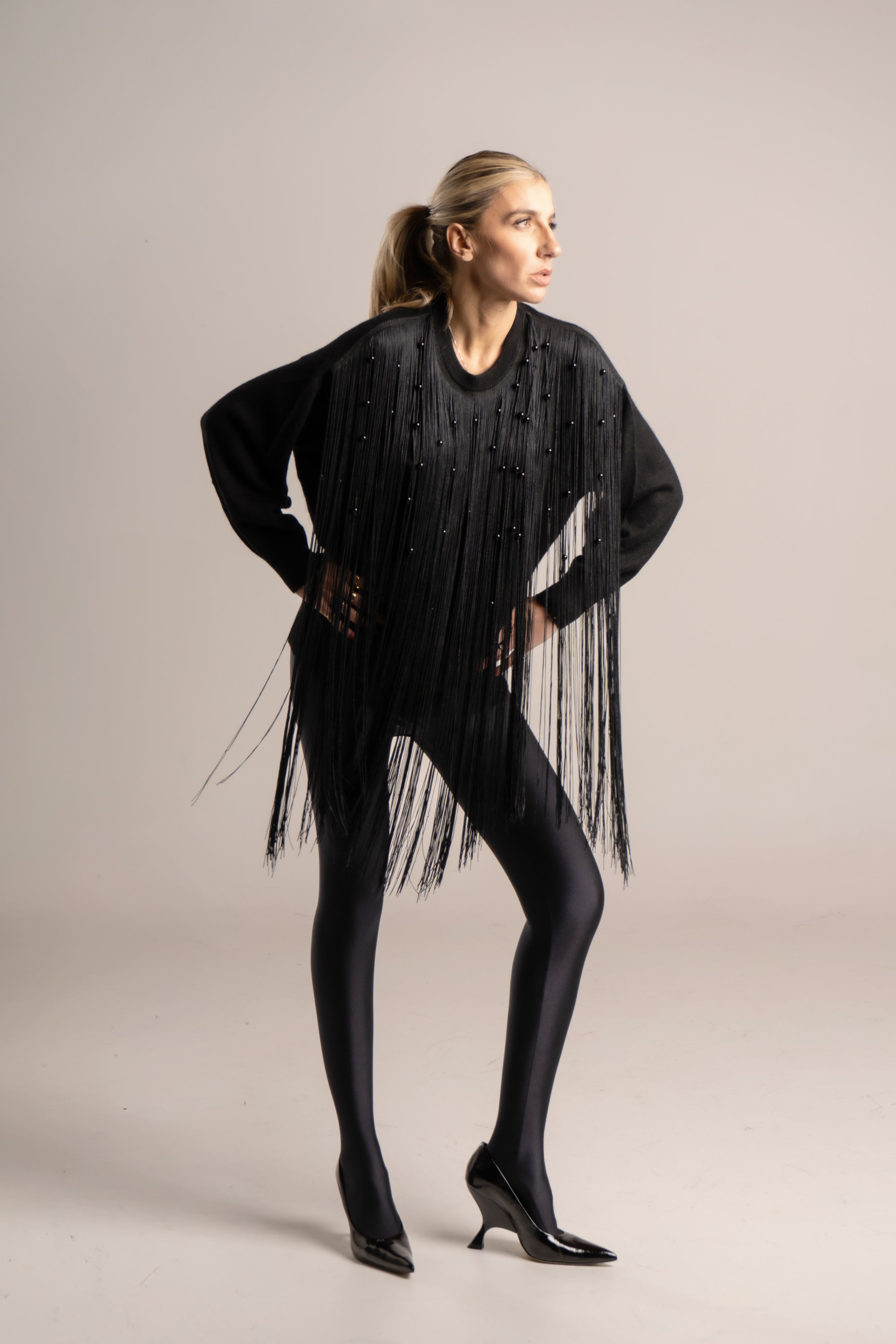 pull frange isabelle blanche