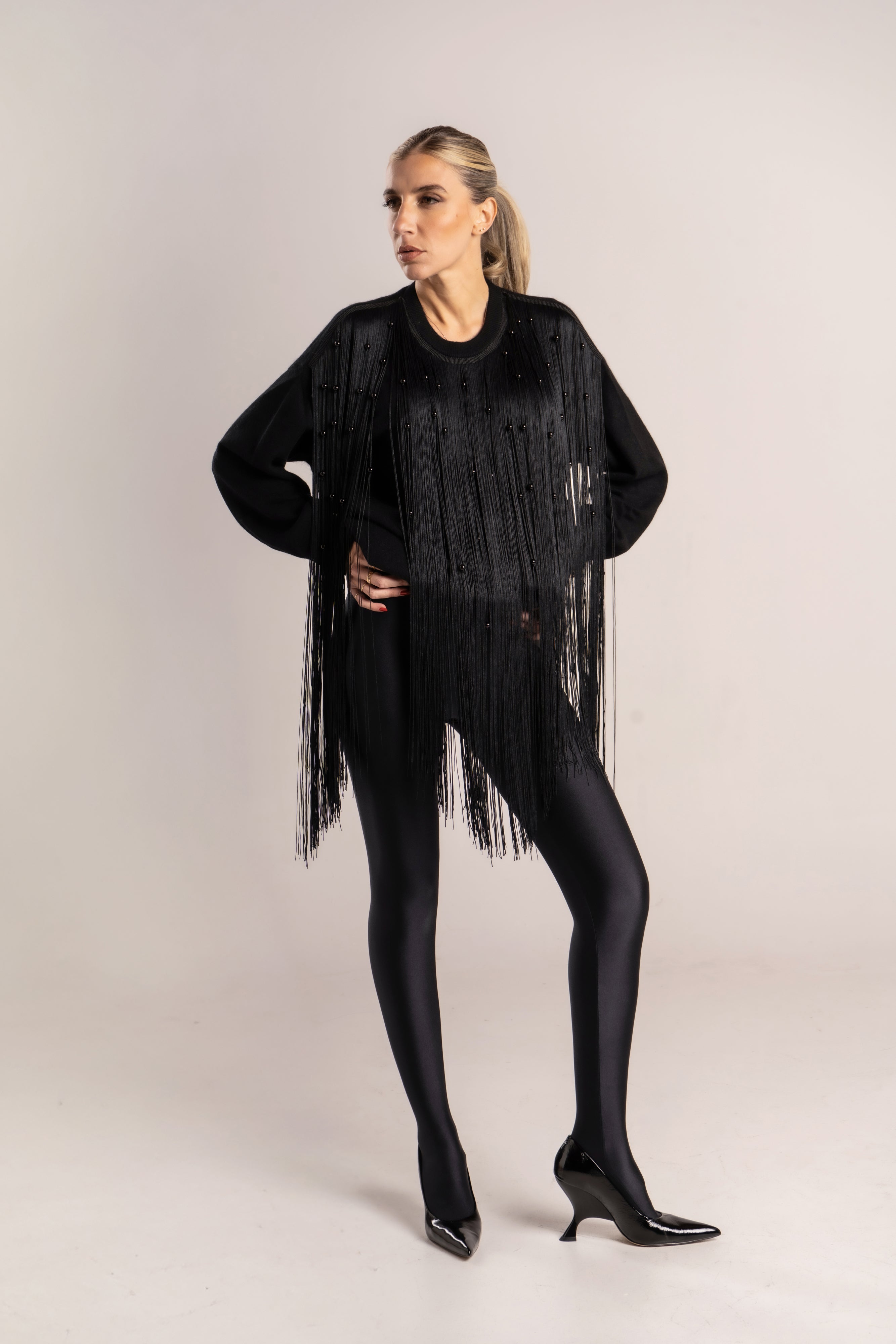 pull frange isabelle blanche