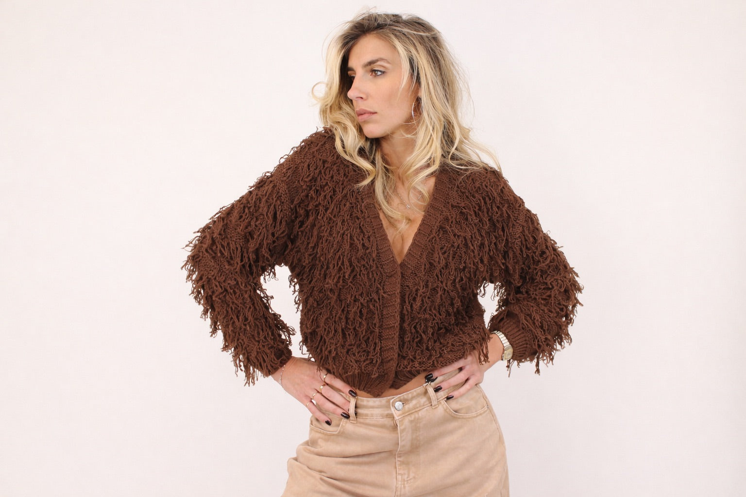 CARDIGAN FRANGE HAVE-ONE