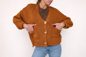 CARDIGAN BOTTONI IN LEGNO HAVEONE
