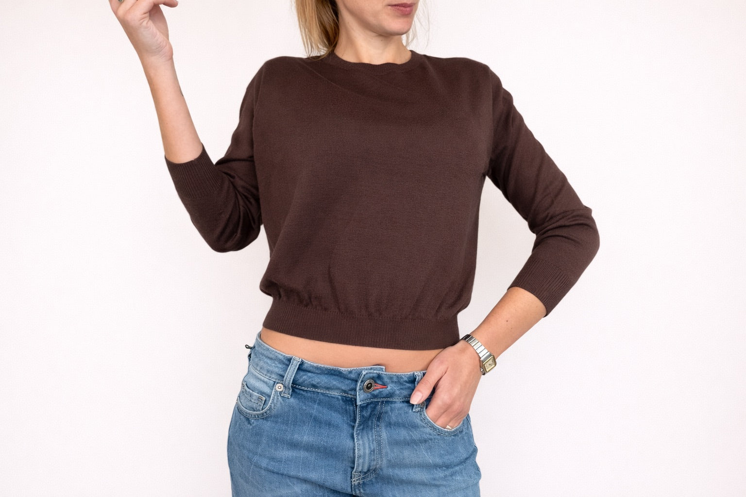 MAGLIONCINO GIROCOLLO SOLO CASHMERE
