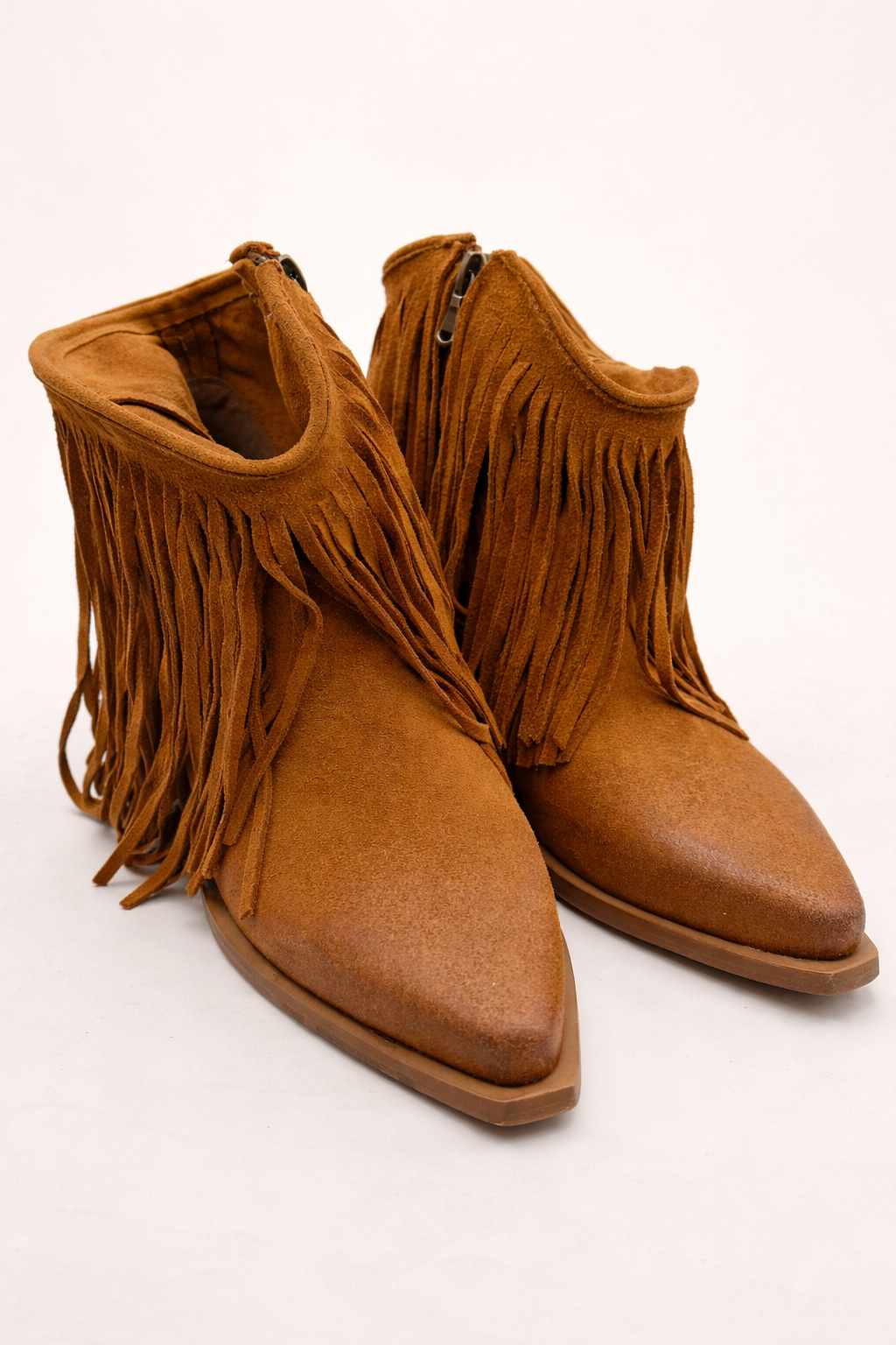 STIVALETTO BASSO JE T'AIME INGRASSATO CUOIO