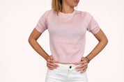 MAGLIA A MANICHE CORTE SOLO CASHMERE