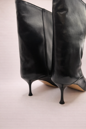 STIVALETTO IN PELLE NERO DIVINE FOLLIE