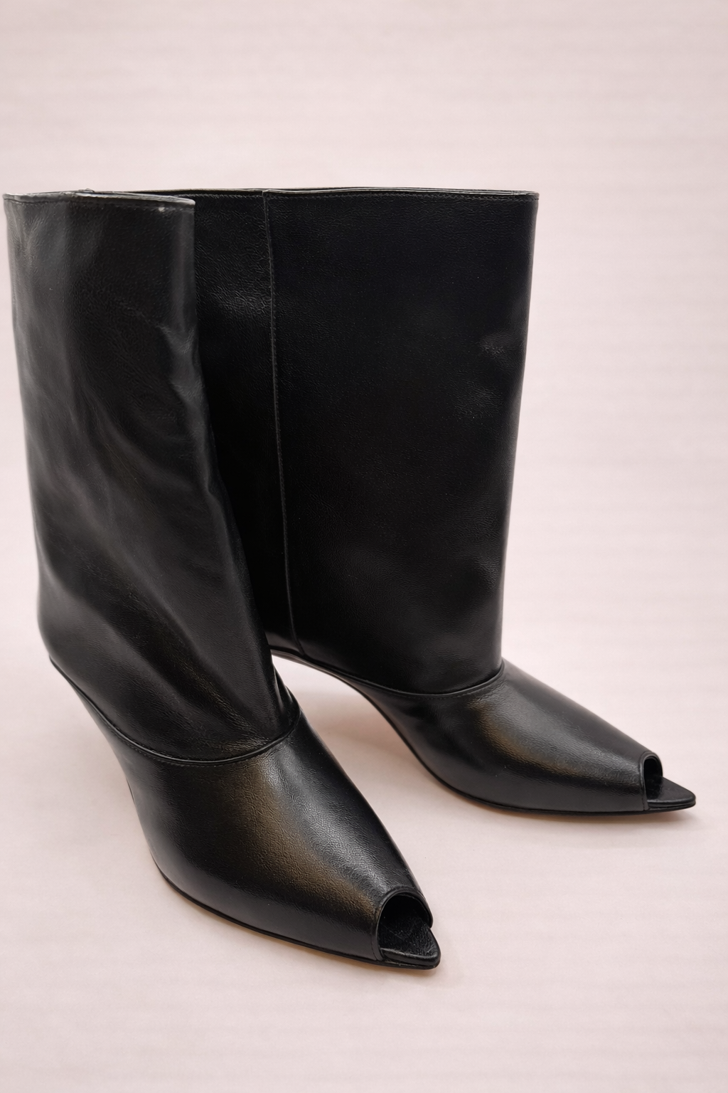 STIVALETTO IN PELLE NERO DIVINE FOLLIE