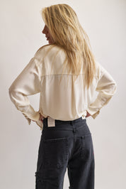 Camicia doppiopetto con revers