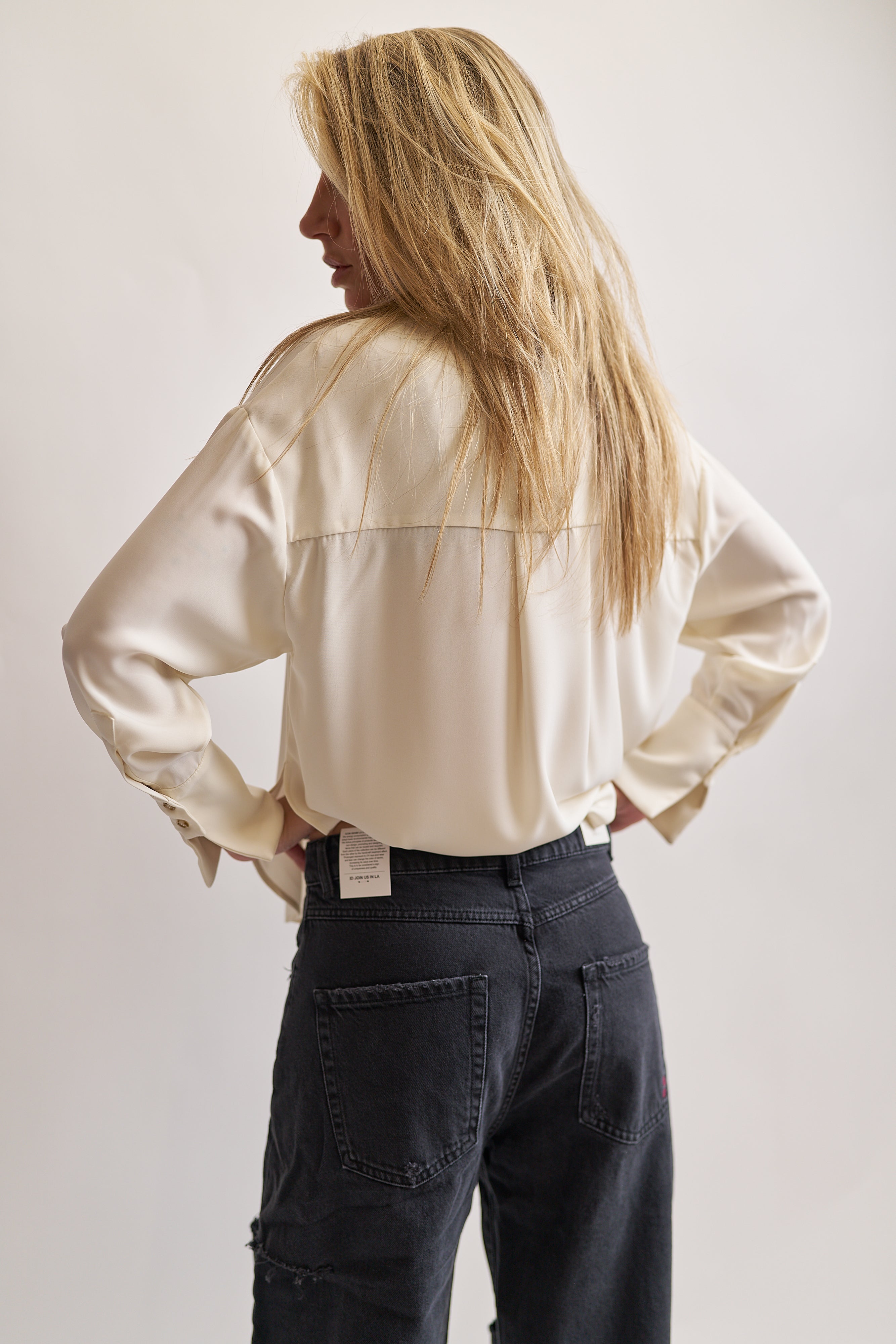 Camicia doppiopetto con revers