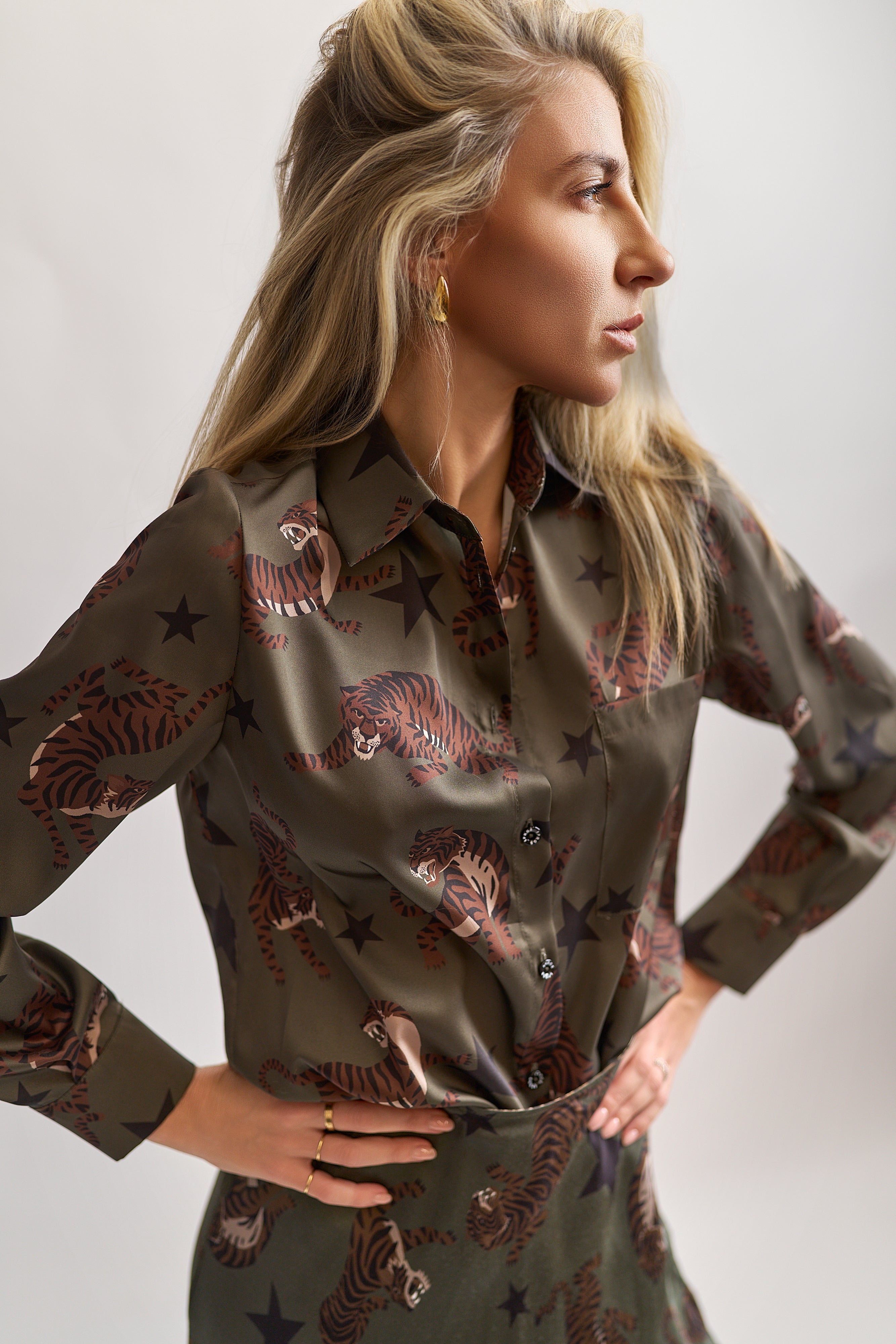 Camicia Stampa Pantere