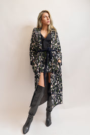 Cappotto in Jacquard Maculato