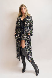 Cappotto in Jacquard Maculato