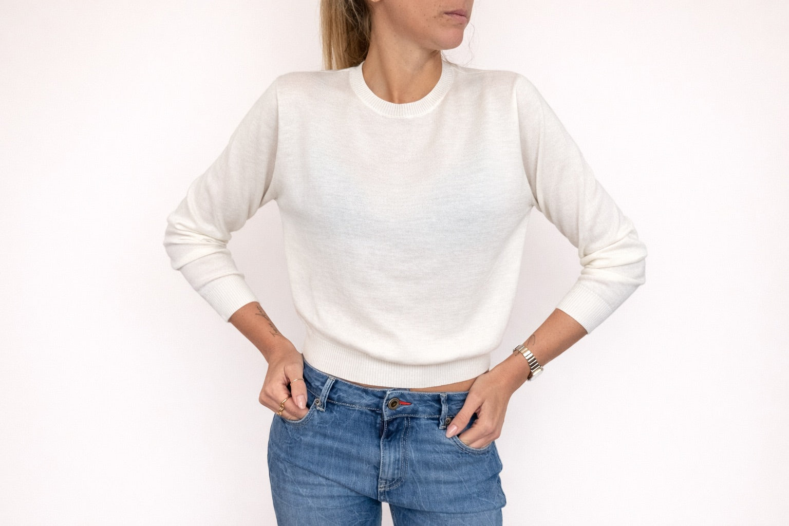 MAGLIONCINO GIROCOLLO SOLO CASHMERE