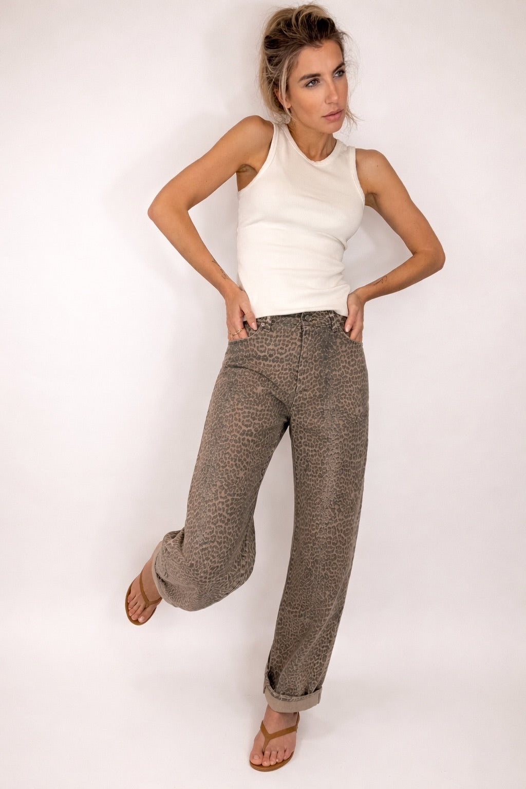 PANTALONE MACULATO PINKERCOUTURE