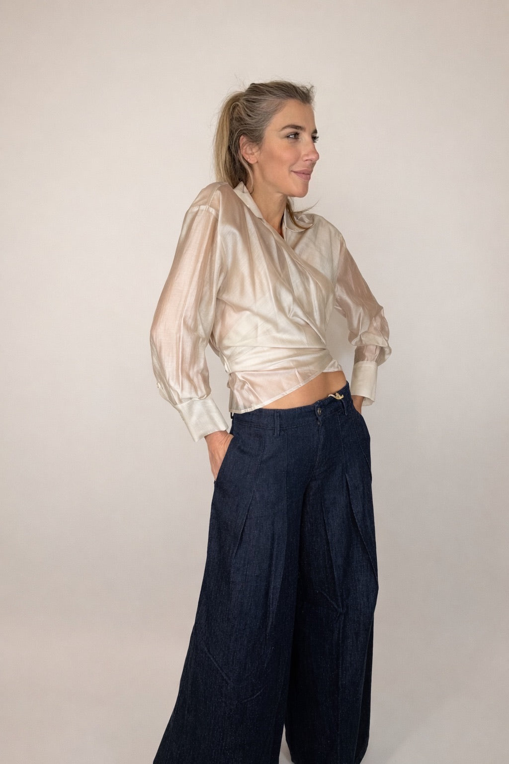 PANTALONE DENIM CHINOS  Noir ‘n’ Bleu