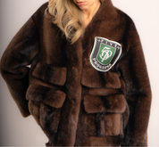 Bomber in ecopelliccia