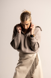 Polo in maglia a coste