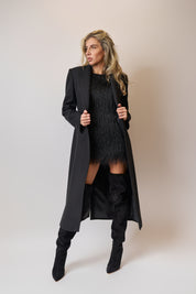 Cappotto monopetto a un bottone