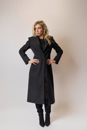 Cappotto monopetto a un bottone