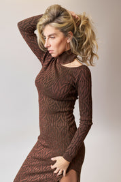 abito lungo akep lurex