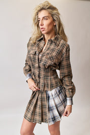 Mini gonna a stampa check