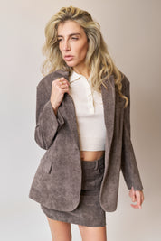 giacca over in velluto so allure