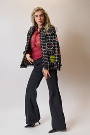 Giacca chanel con patch