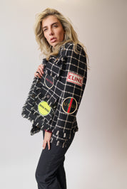 Giacca chanel con patch