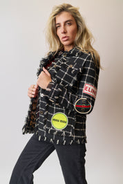 Giacca chanel con patch