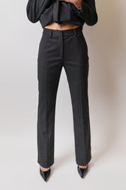 Pantalone gessato slim fit